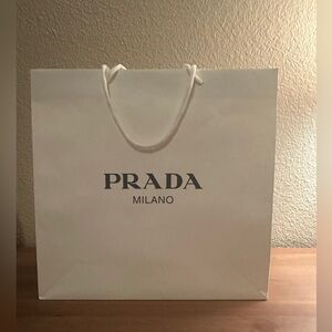 Prada white medium size gift box